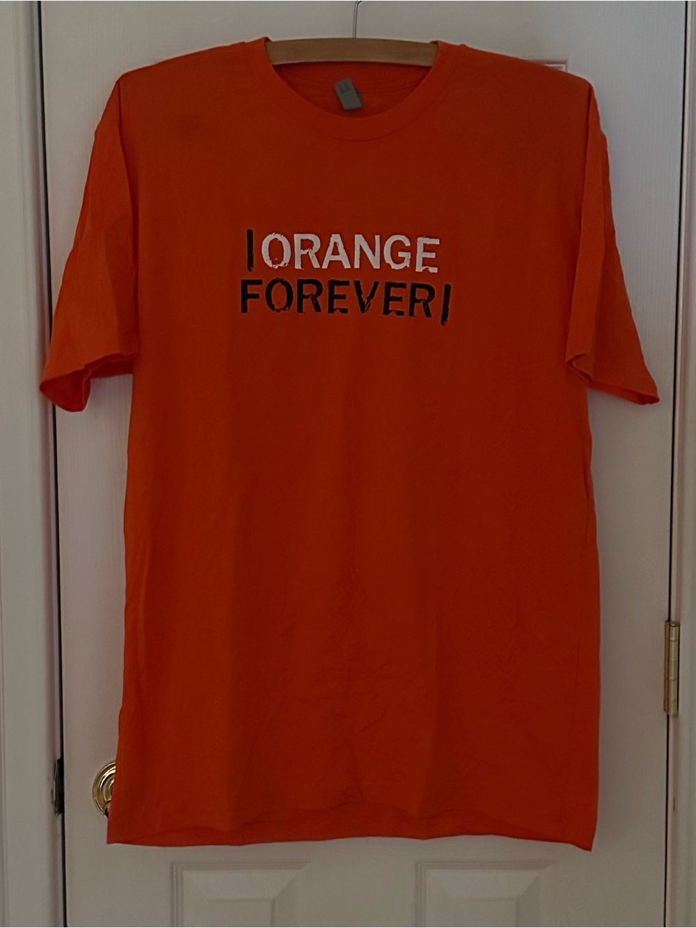 Netflix Orange is the New Black Promotional Tee ORANGE FOREVER Size Large, NWOT